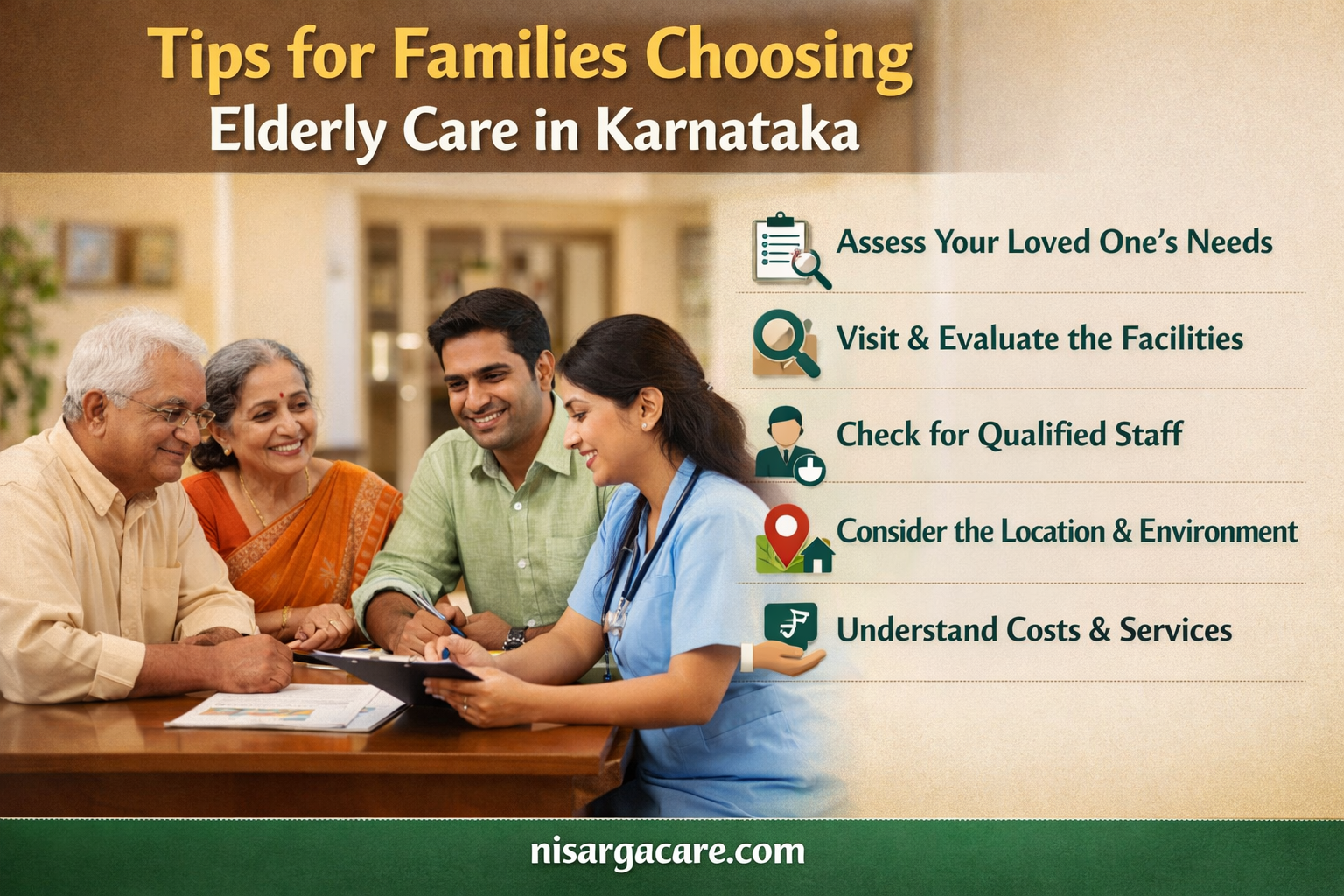 Tips for Families Choosing Elderly Care in Karnataka