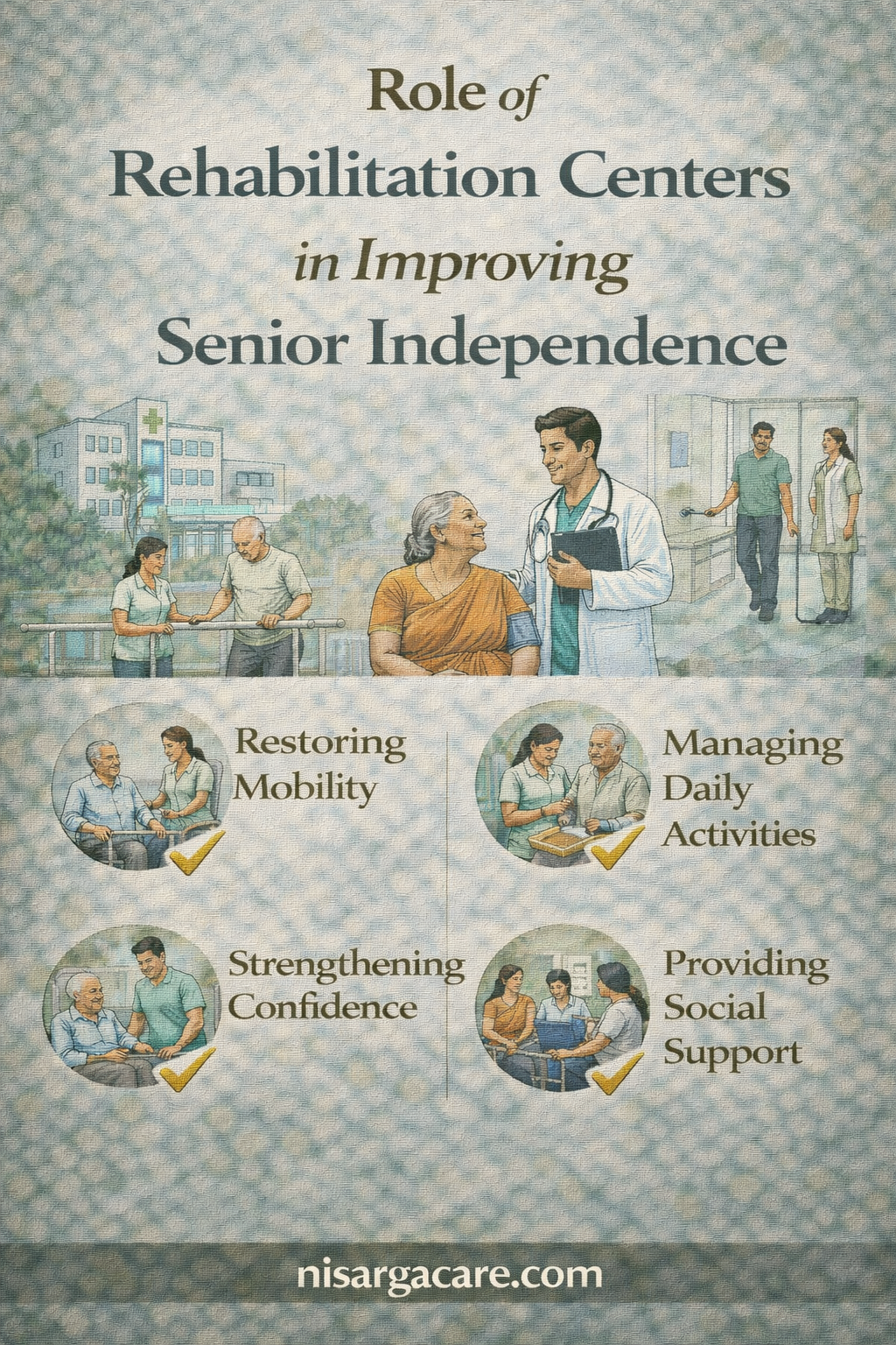 Elderly rehabilitation centers in Bangalore